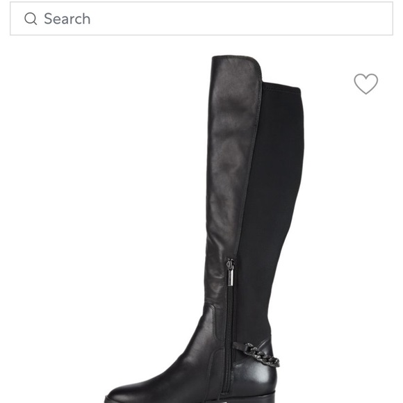 New in box, Karl Lagerfeld Paris size 6.5 Shay Black Soft Calf boots. - Picture 6 of 8